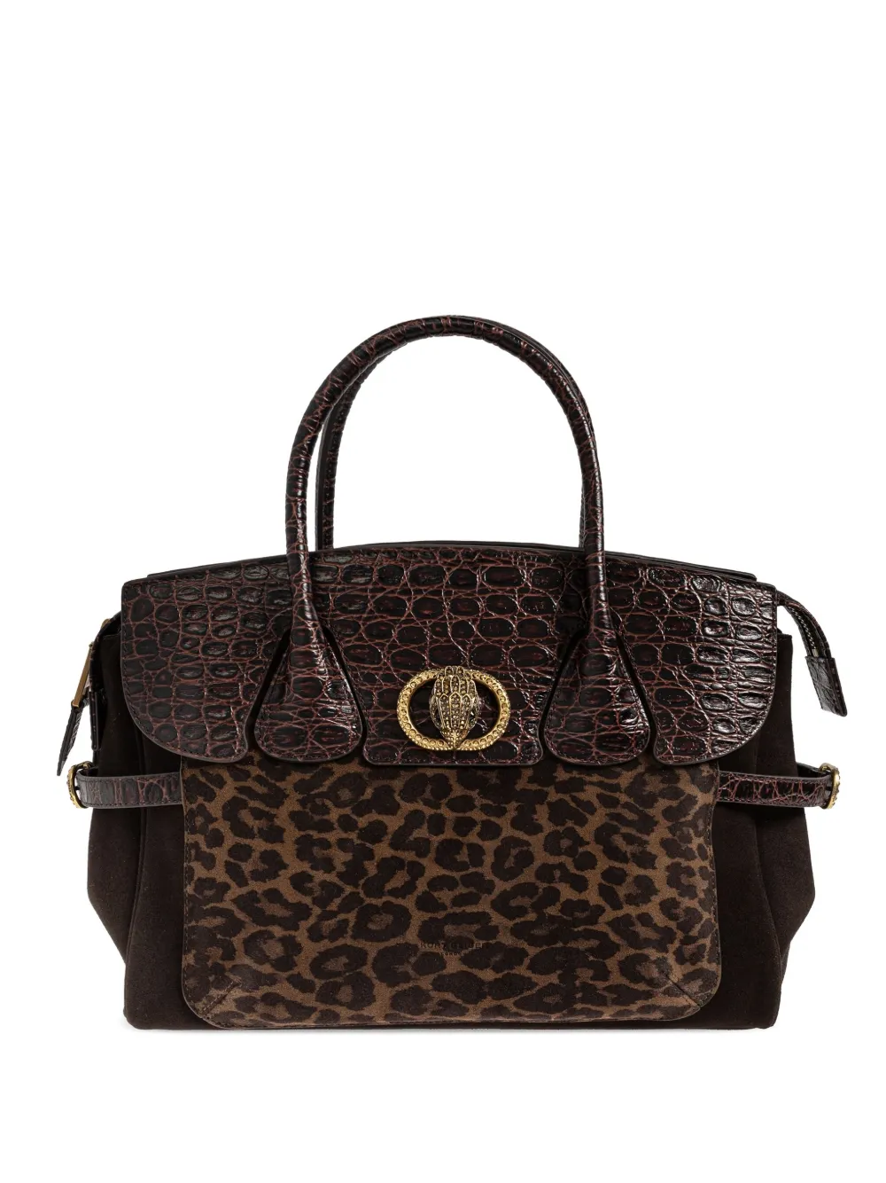Kurt Geiger Chelsea Leopard-print Tote Bag In Brown