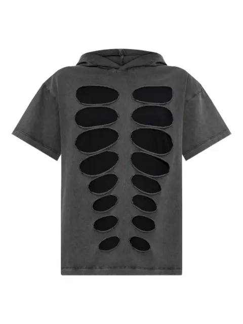 AVAVAV cut-out hooded T-shirt