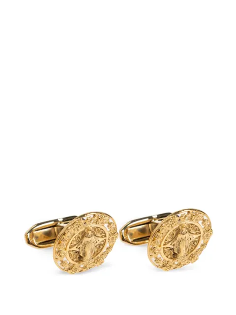 Dolce & Gabbana embellished round cufflinks