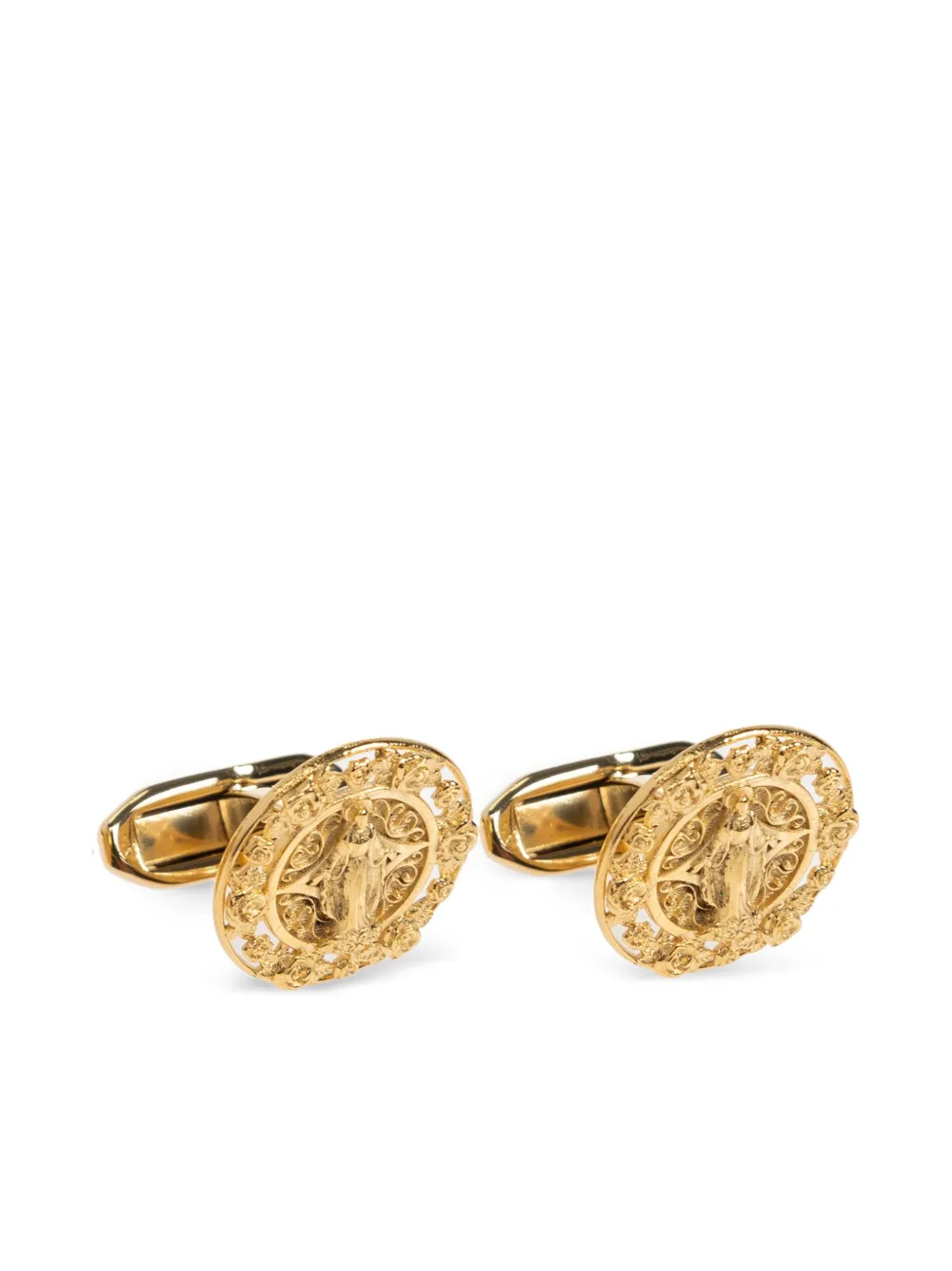 Dolce & Gabbana embellished round cufflinks | Gold | Image 1
