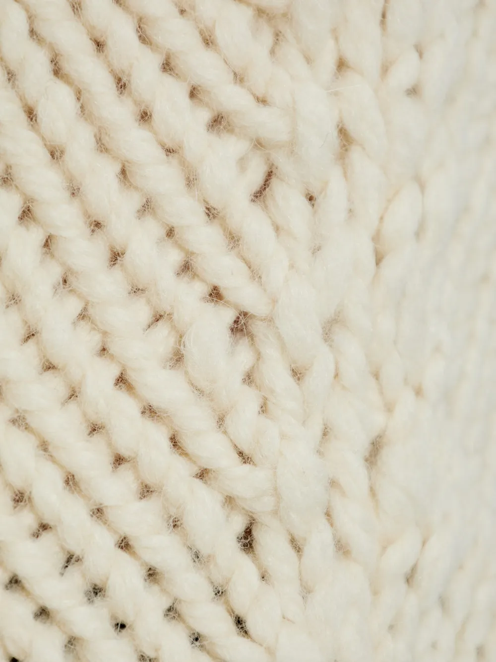 Jil Sander V-neck Wool Sweater In Neutral