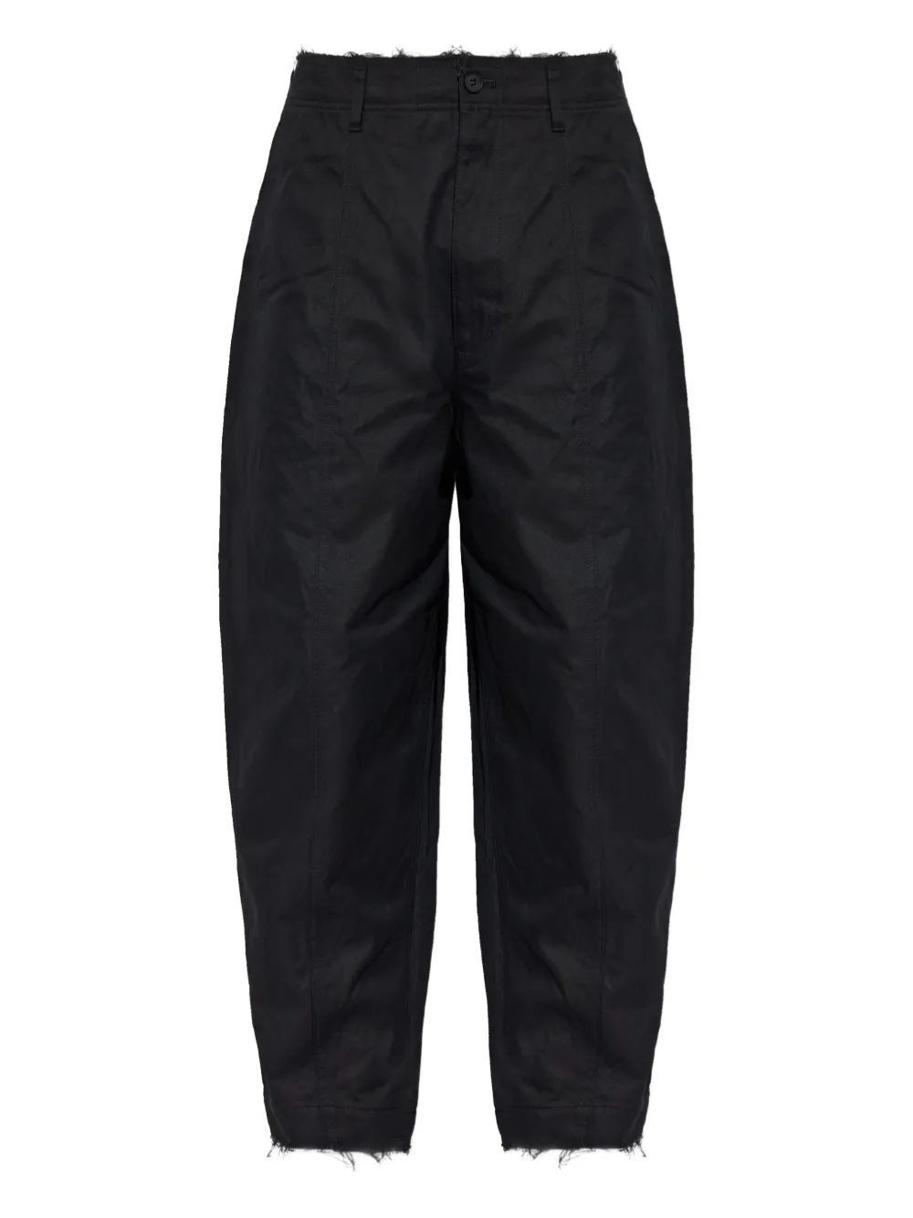 Comme des Garçons Homme Plus Gerafelde jeans Zwart