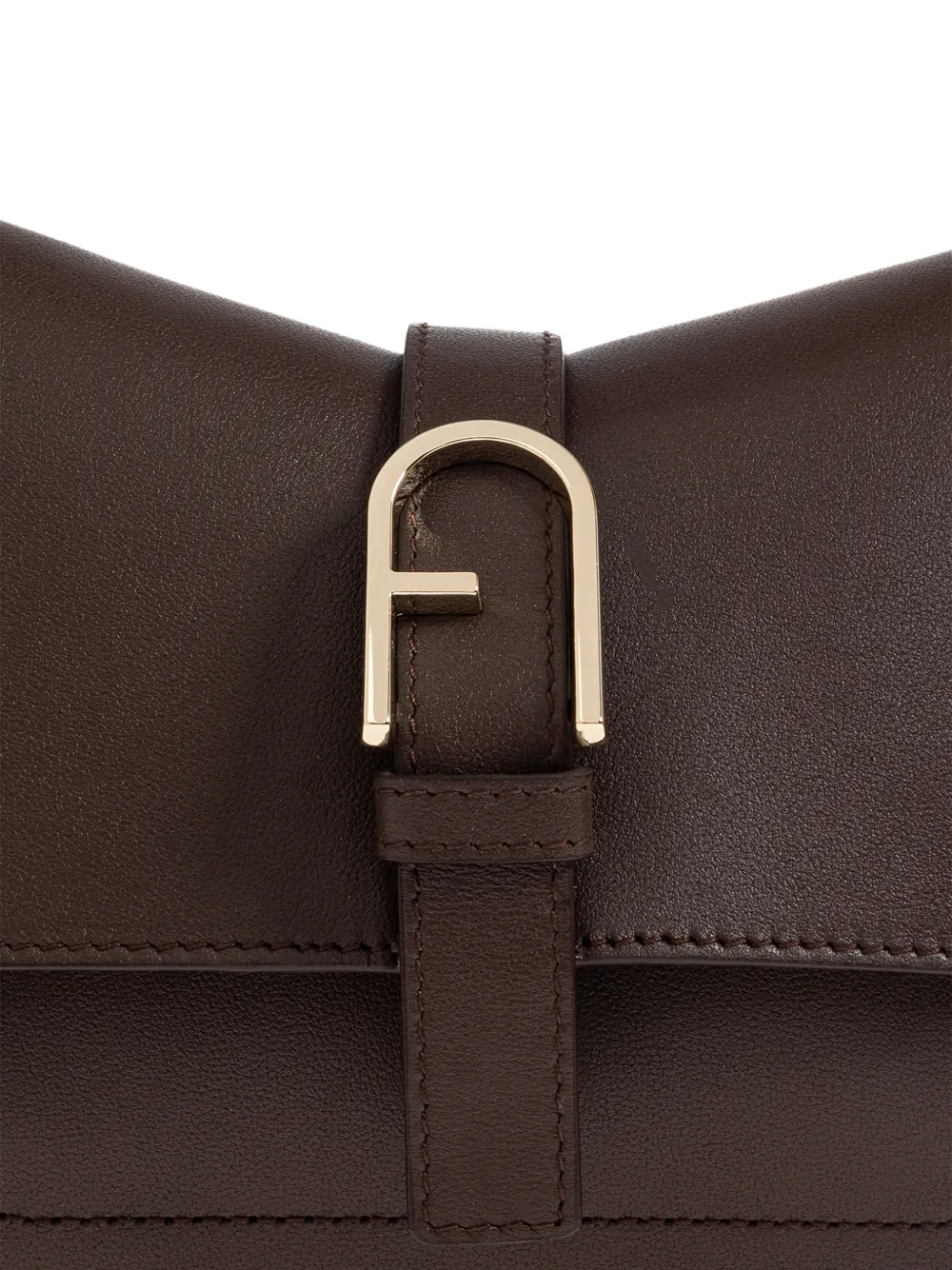 Furla Mini Flow Tote Bag In Brown