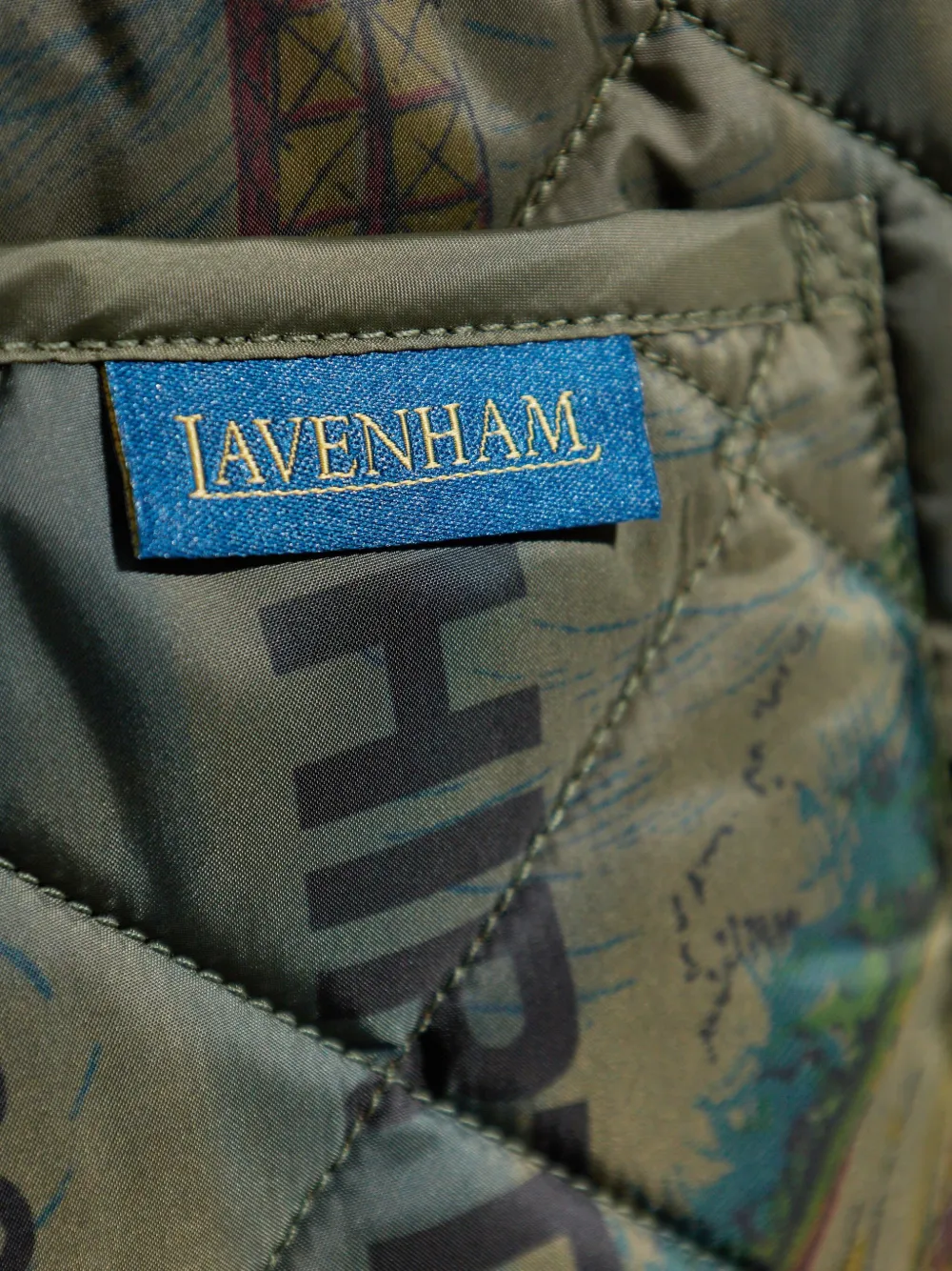 Comme Des Garçons Shirt x Laveham gewatteerd jack met rits Groen