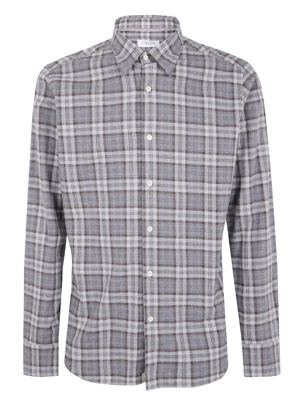 Tintoria Mattei camisa a cuadros | gris | Image 1