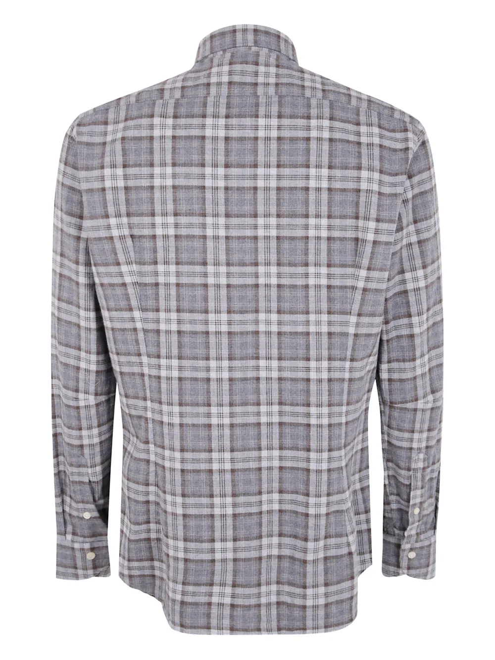 Tintoria Mattei checked shirt - Grijs