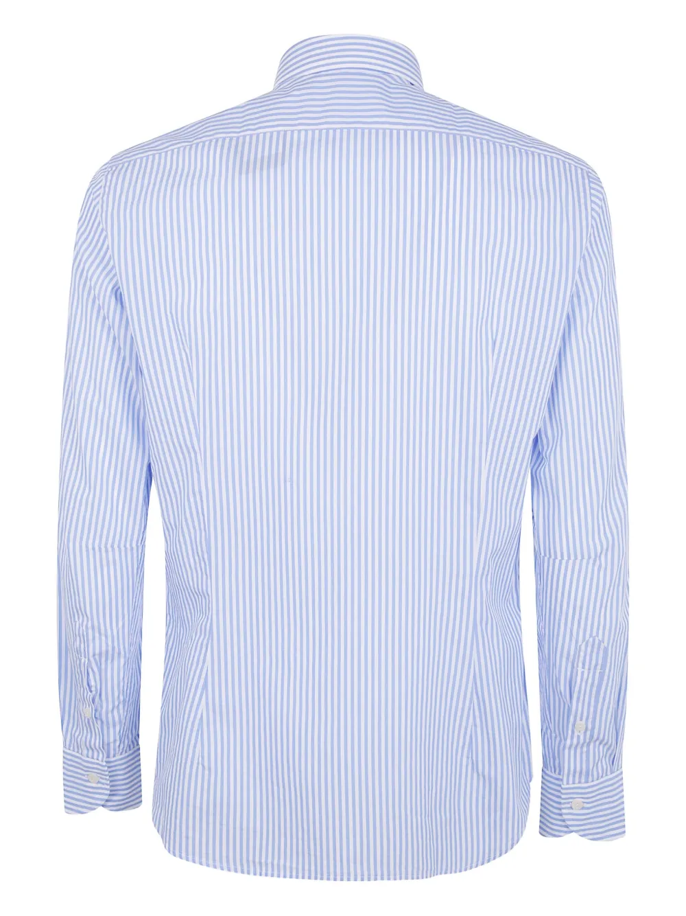 Tintoria Mattei striped shirt - Blauw