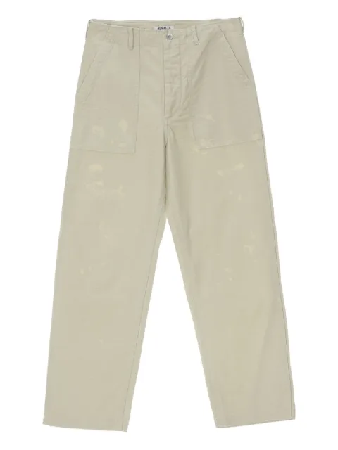 Auralee pantalones baggy con efecto lavado