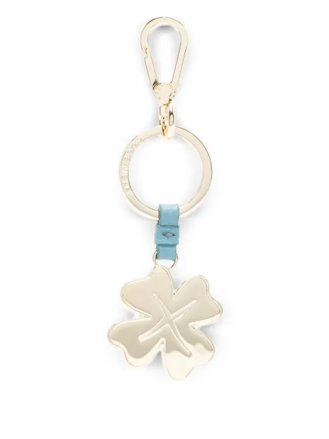 Coccinelle llavero con charm de trébol