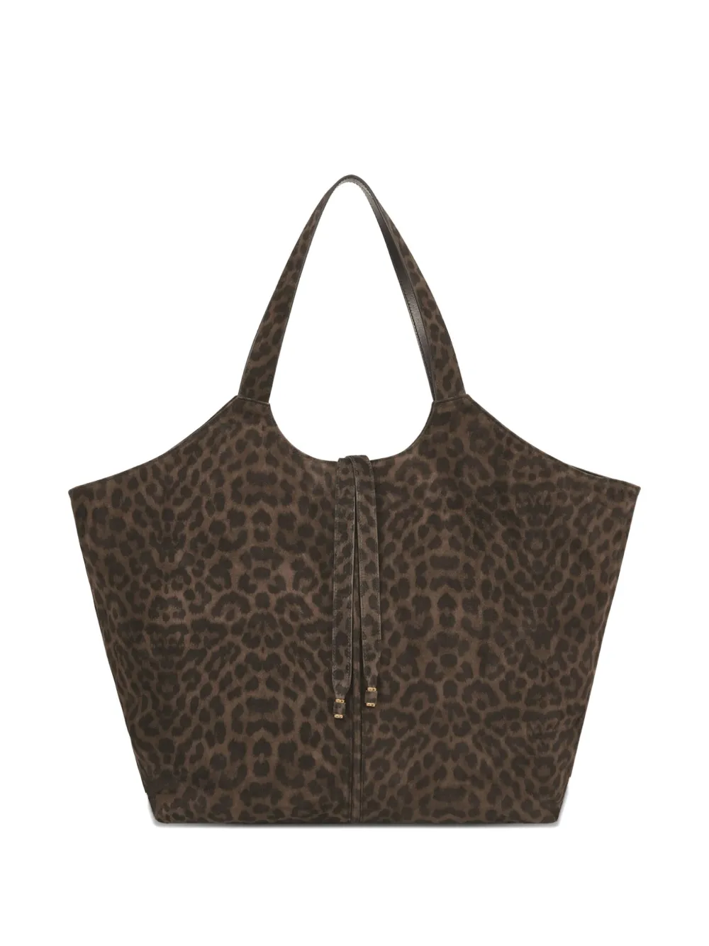 POTAMY leopard-print tote bag | Brown | Image 1