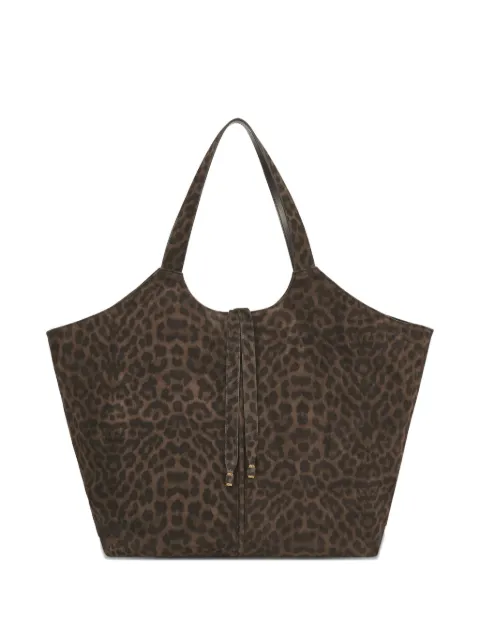 POTAMY leopard-print tote bag