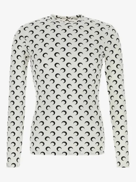 Marine Serre printed jersey T-shirt