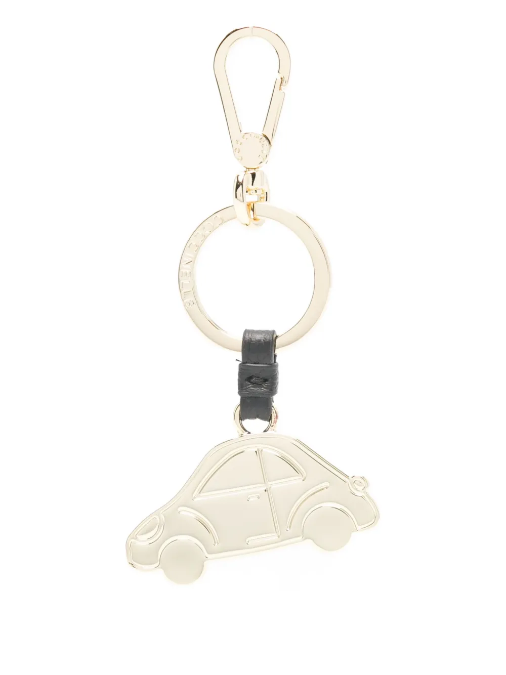Coccinelle car-charm keyring | Gold | Image 1