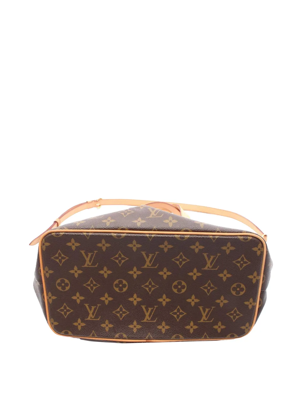 Pre-owned Louis Vuitton 2011 Monogram Palermo Pm Satchel In Brown