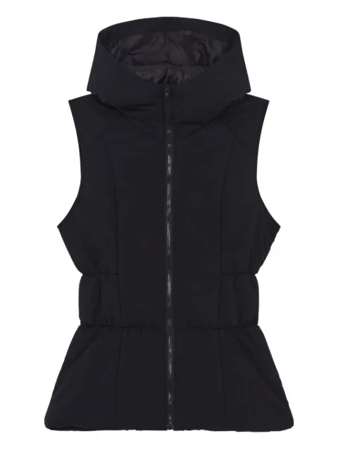 Repetto vadderad dunväst med huva