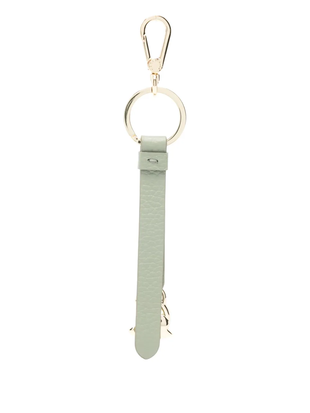 Coccinelle textured logo-charm keyring | Image 2