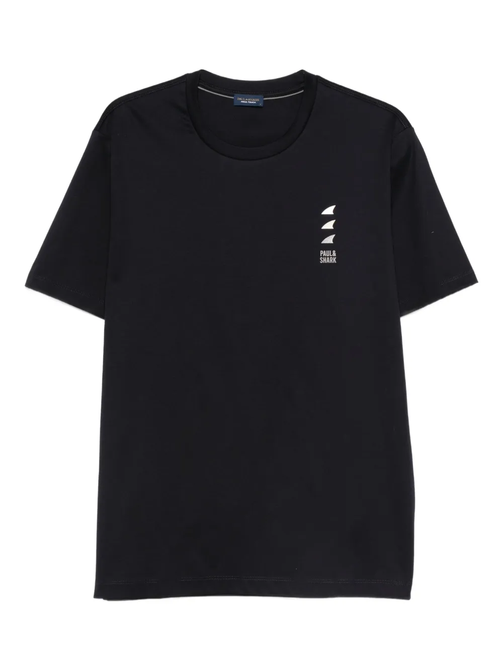 Paul & Shark Logo-print Cotton T-shirt Clothing In Black