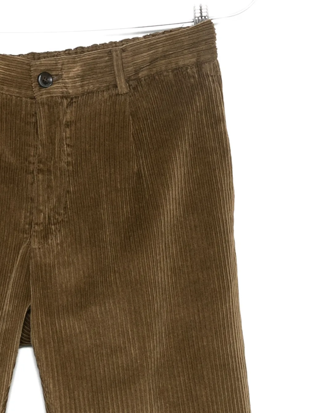 Michael Coal Casual Pants With Belt Loops In Brown
