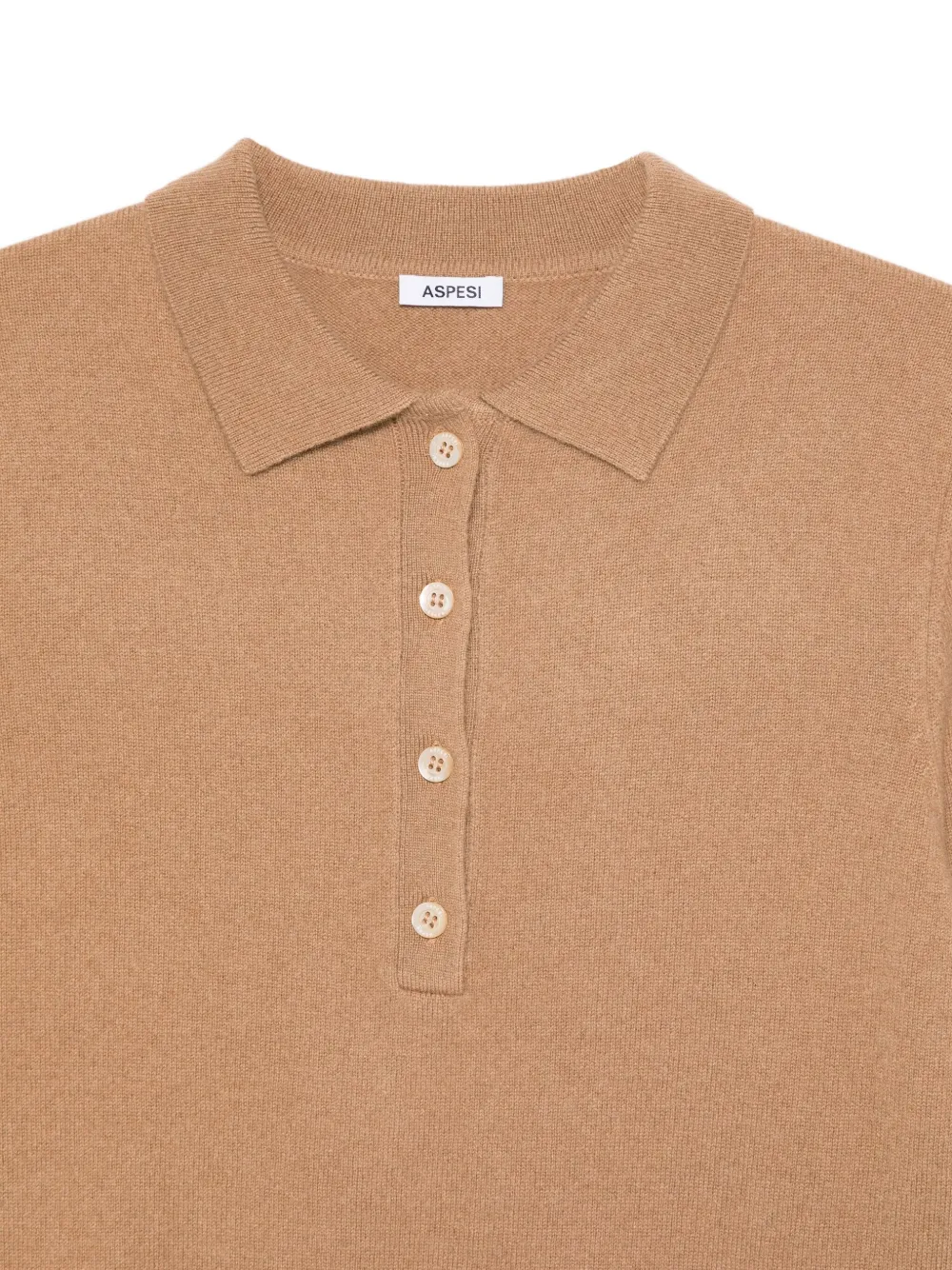 ASPESI Trui met polokraag Bruin