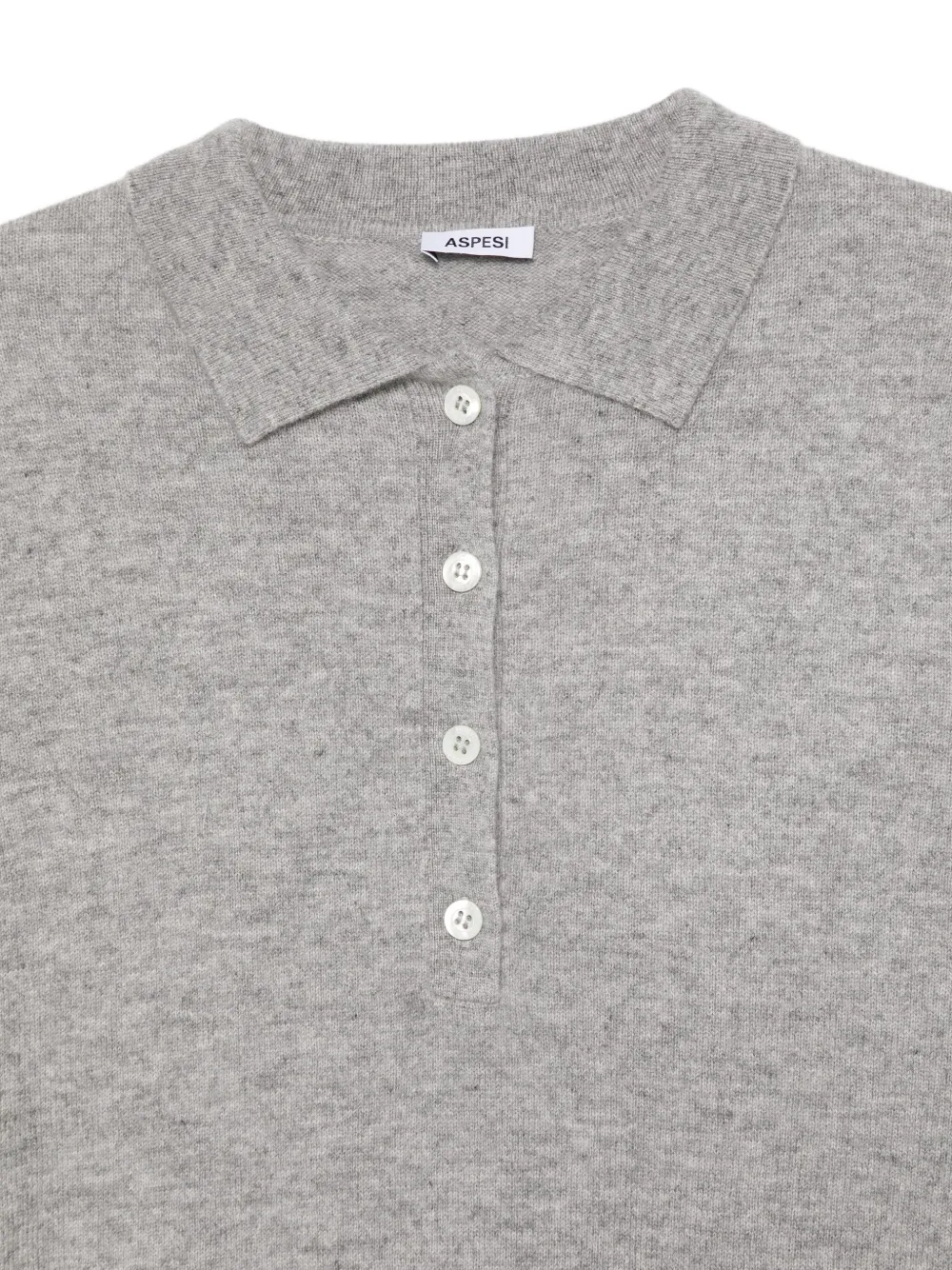 ASPESI Trui met polokraag Grijs