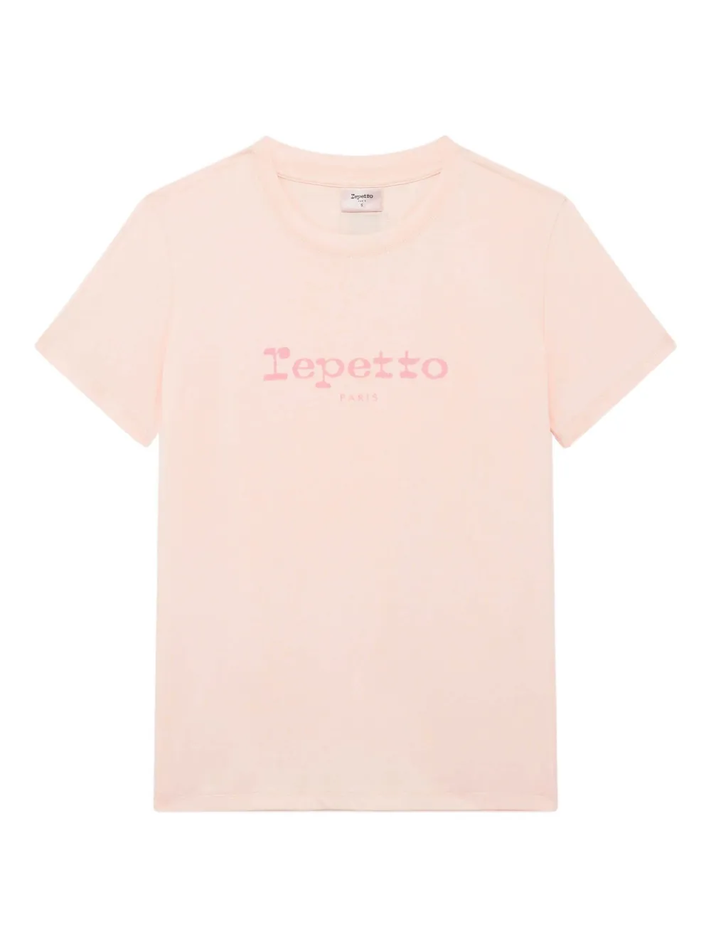 Repetto T-shirt in cotone con logo - Rosa
