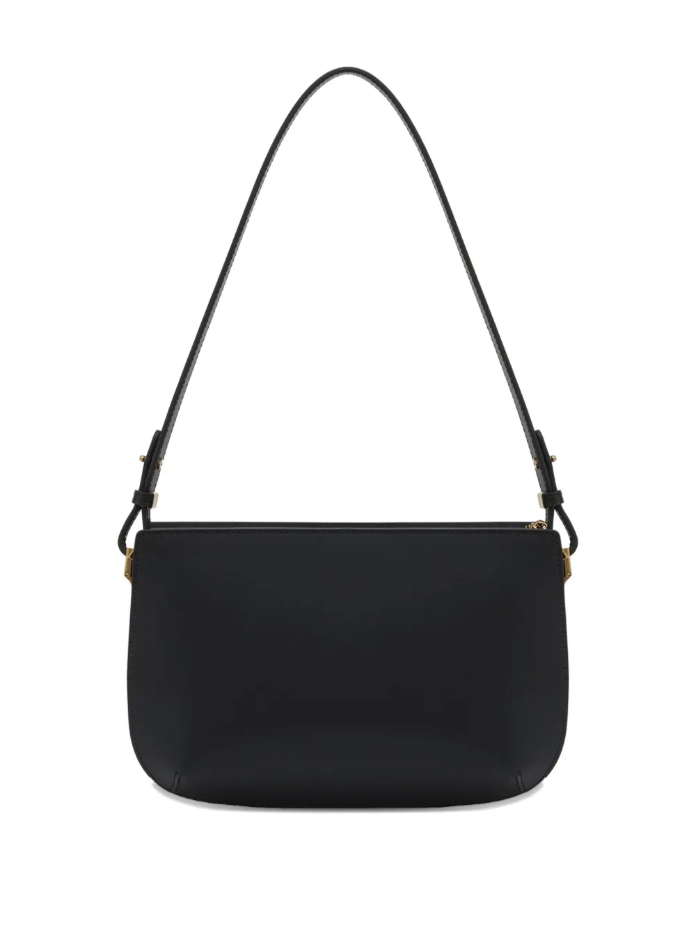 Potamy Medium A New Laconic Shoulder Bag In Black
