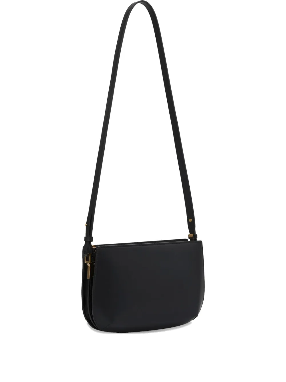 Potamy Medium A New Laconic Shoulder Bag In Black