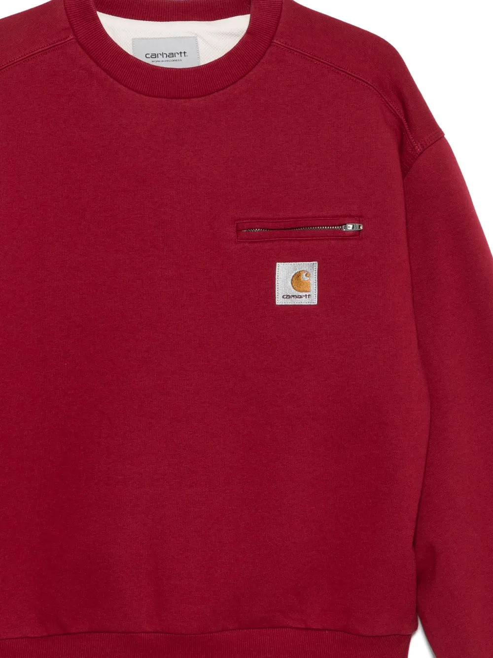 Carhartt WIP Detroit sweater met logopatch Rood