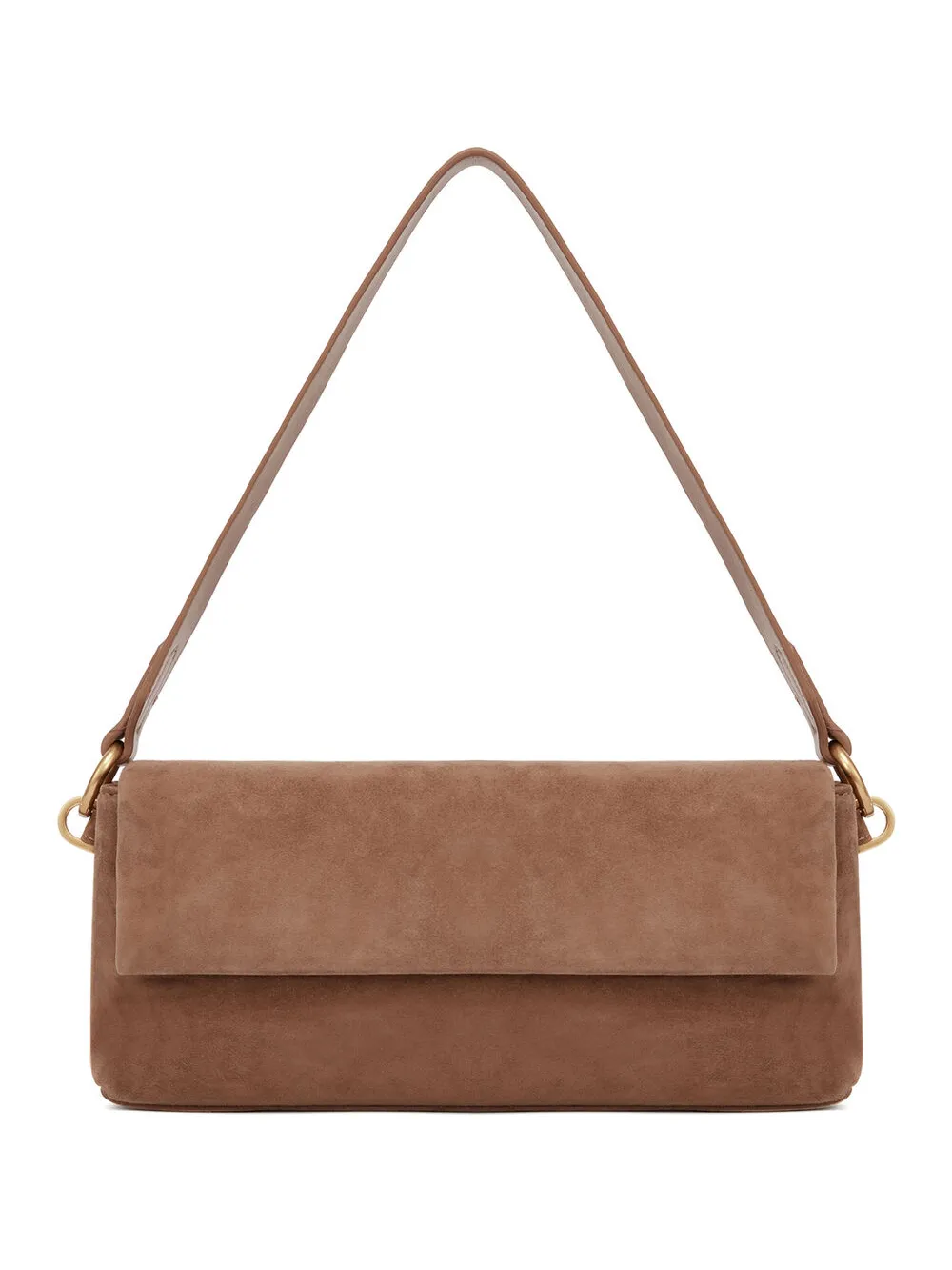 Potamy Medium Laconic Shoulder Bag In Brown