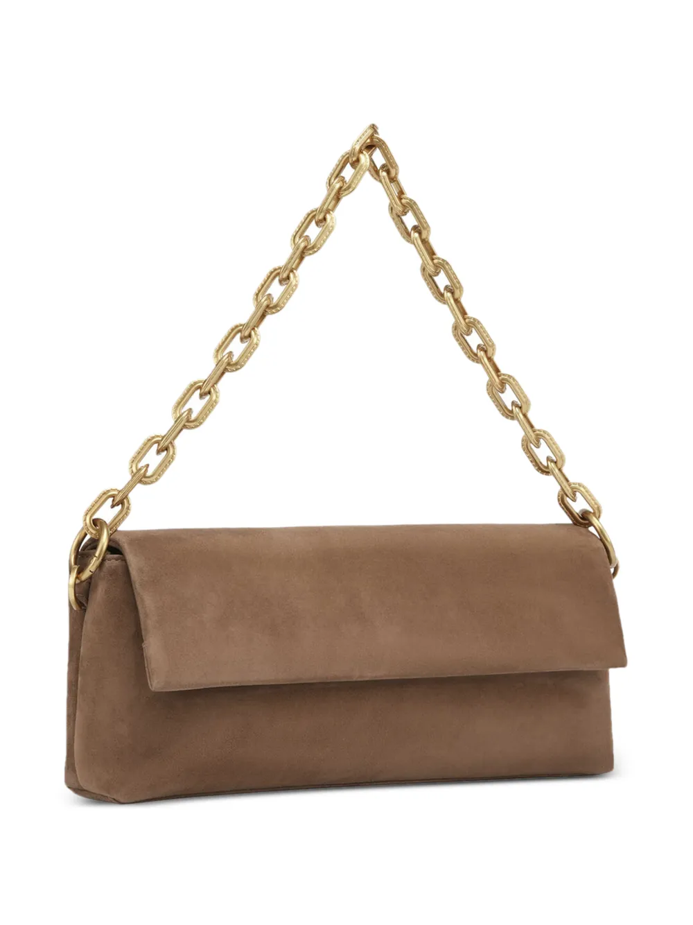 Potamy Medium Laconic Shoulder Bag In Brown