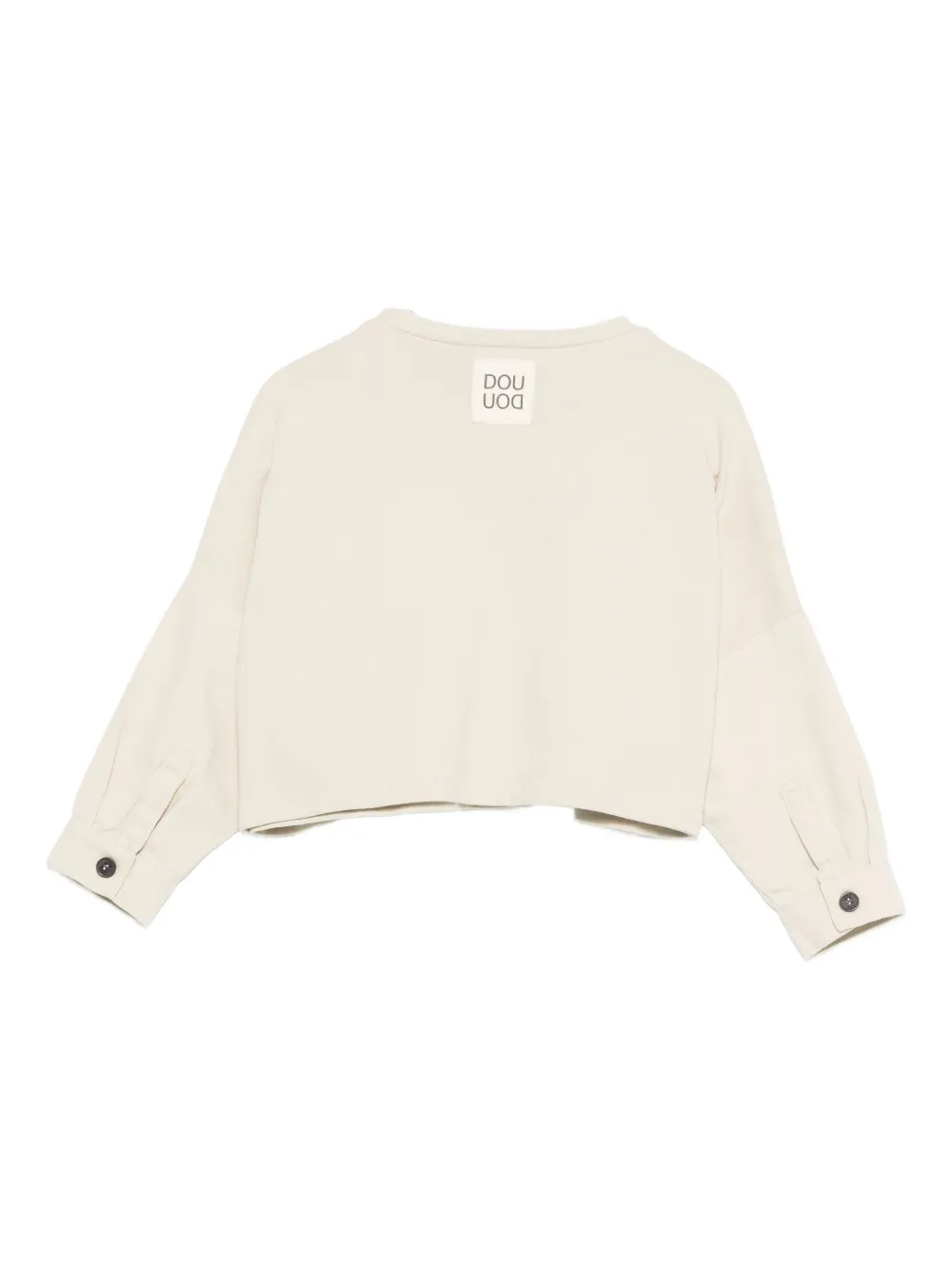 Douuod Pocket-detail Sweatshirt In White