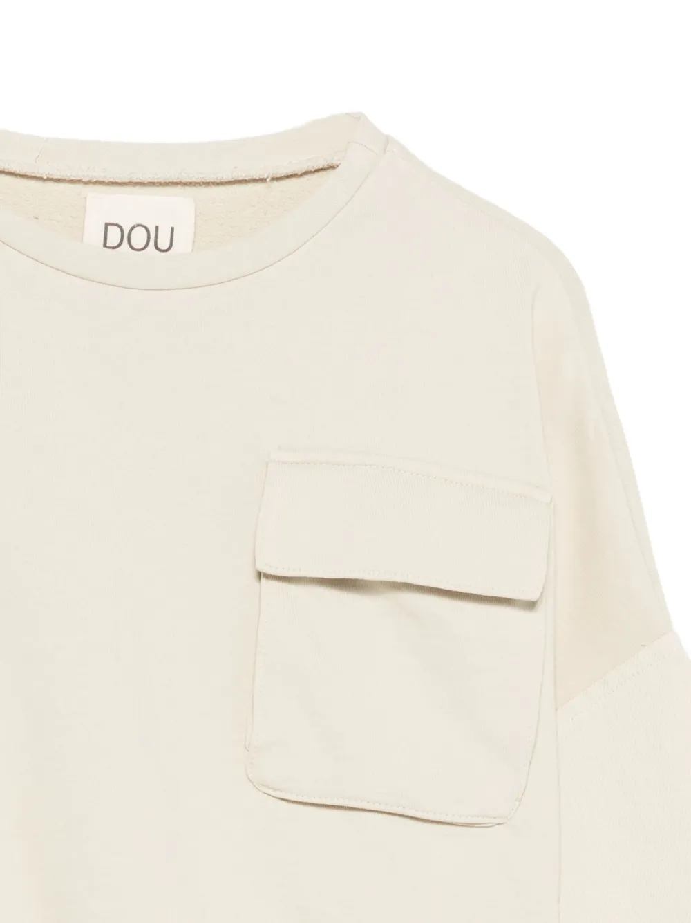 Douuod Kids Sweater met zak Beige