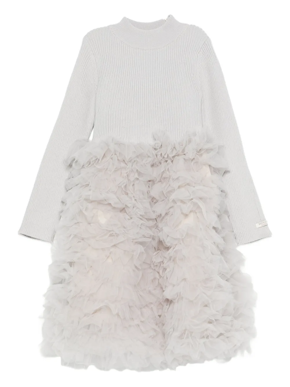 Donsje Ruffled Dress In Neutral