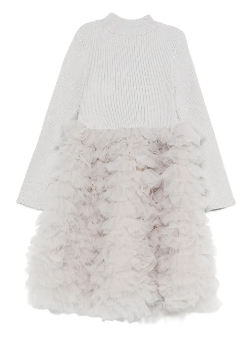 Donsje Ruffled Dress In Neutral