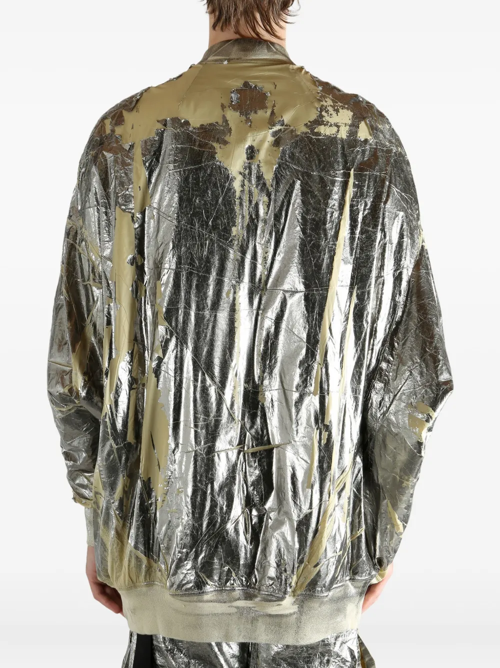 Rick Owens DRKSHDW Bomberjack Zilver