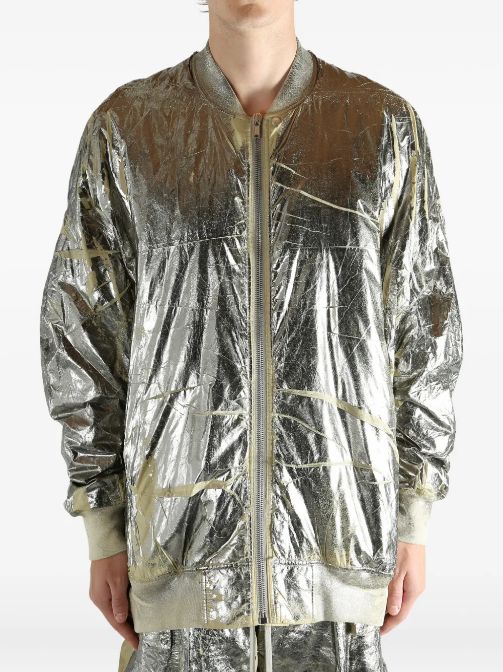 Rick Owens DRKSHDW Bomberjack Zilver