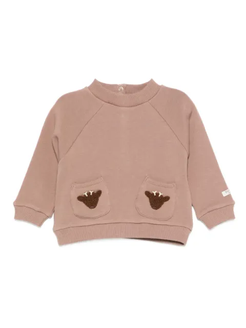 Donsje sudadera con apliques en el bolsillo