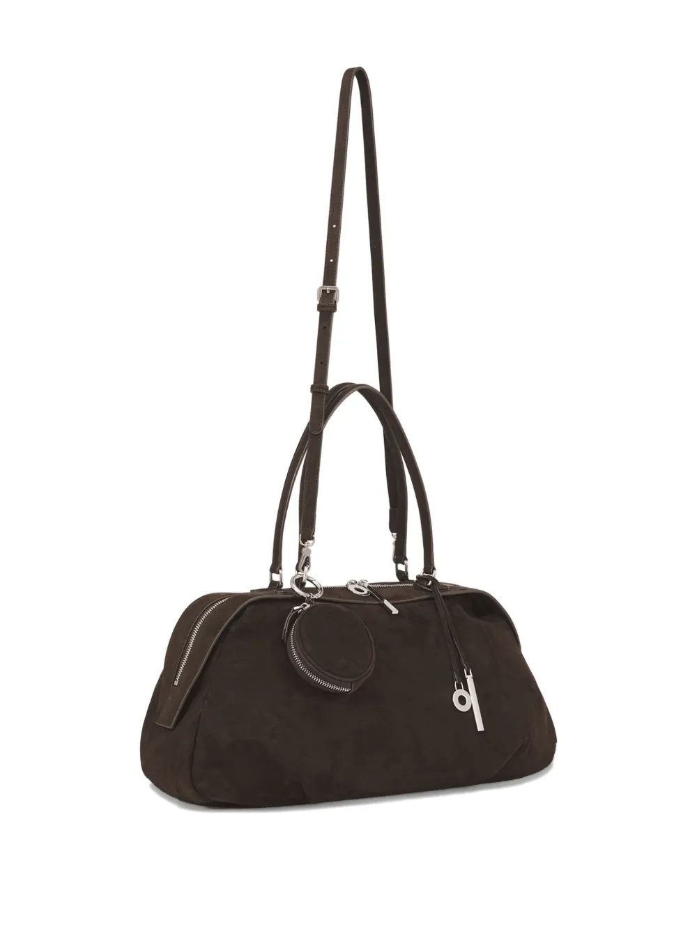 Potamy Teckel Suede Tote Bag In Brown