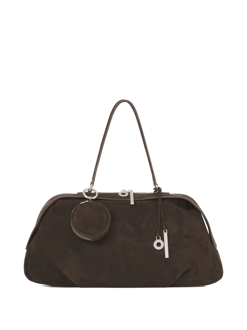 POTAMY cabas Teckel en daim | marron | Image 1