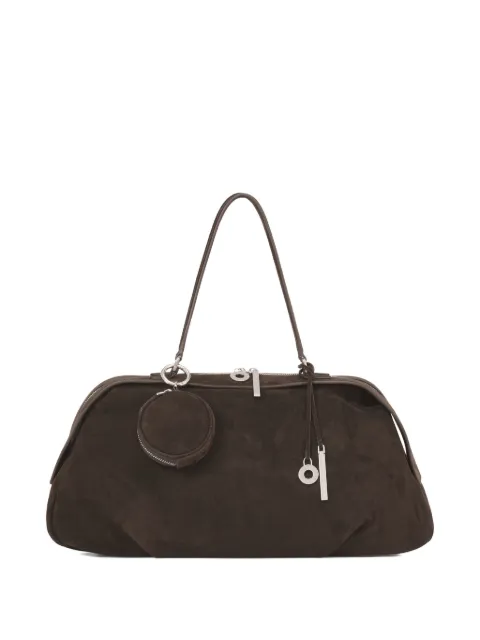 POTAMY Teckel suede tote bag