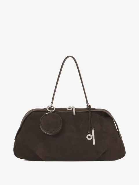 POTAMY Teckel Tote Bag aus Wildleder