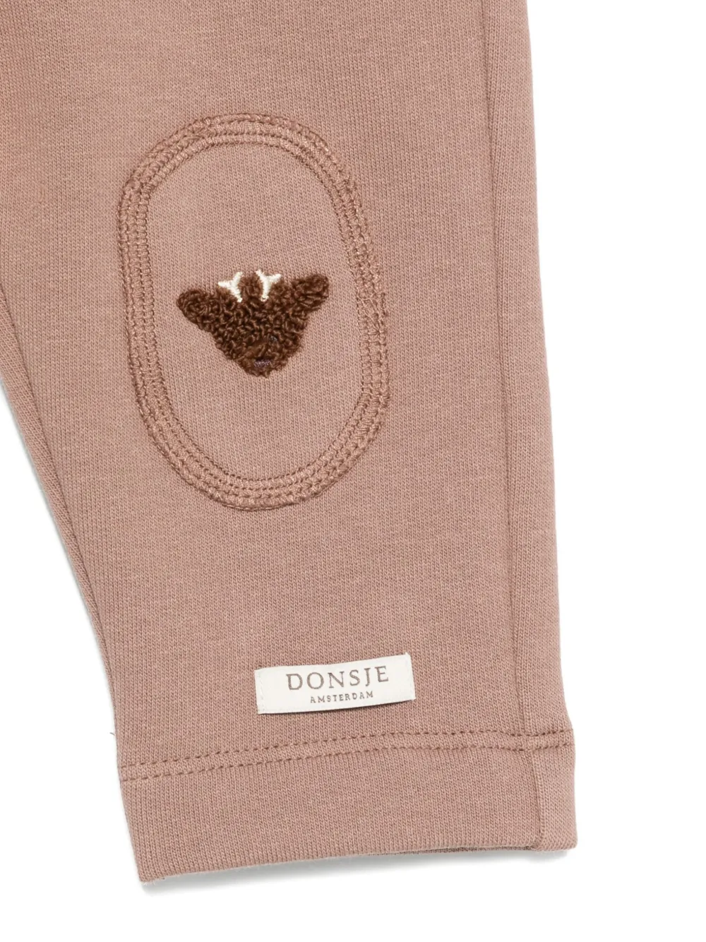 Donsje Broek met borduurwerk Bruin