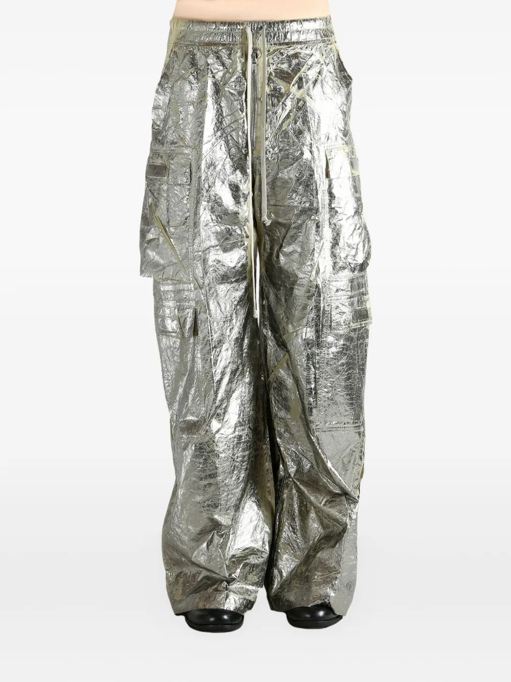 Rick Owens DRKSHDW cargo-pocket trousers - Zilver
