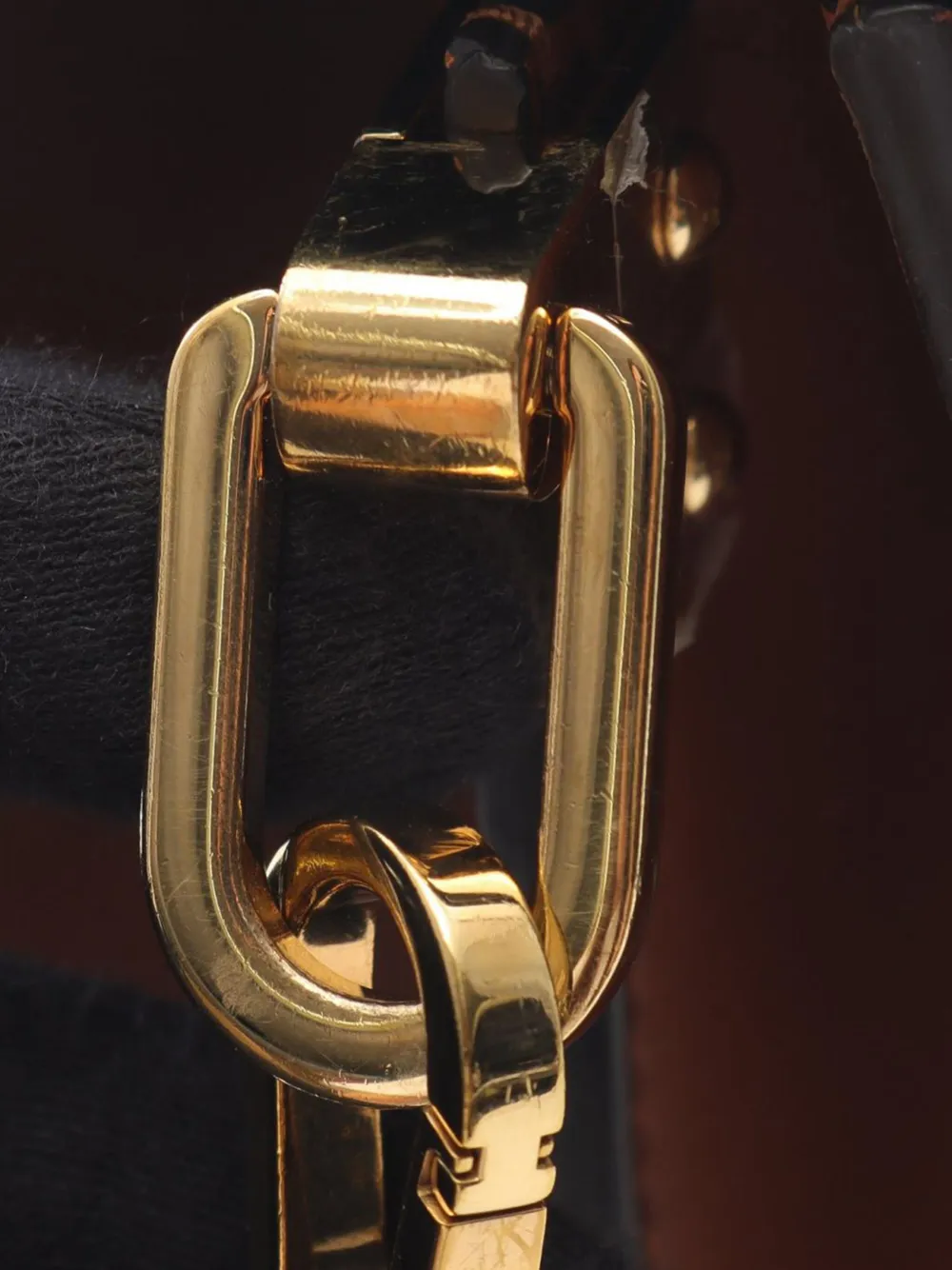 Pre-owned Louis Vuitton 2020 Monogram Reverse Dauphine Mm Satchel In Brown