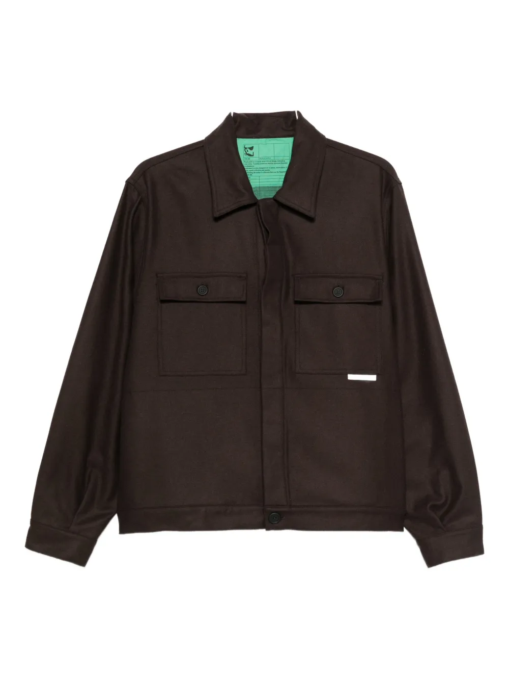 GR10K collared jacket | Brown | Image 1