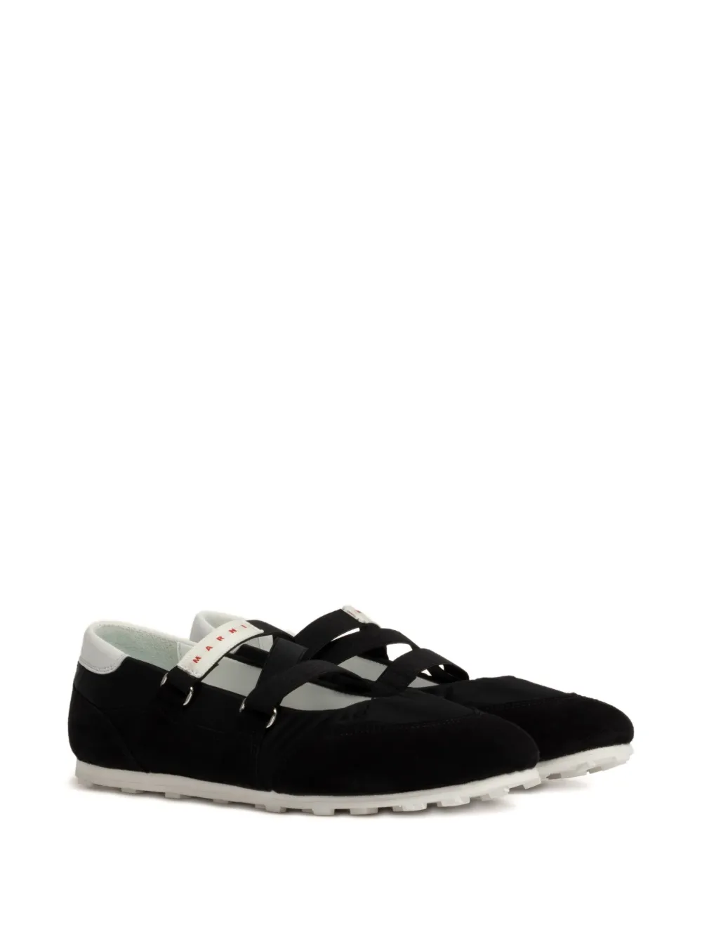 Marni elastic strap ballerina sneakers | Slip-Ons | Image 2