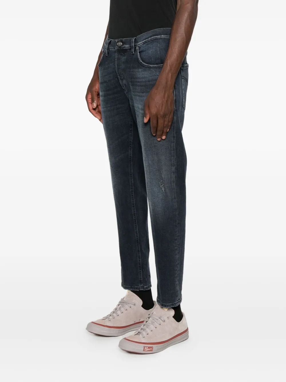 DONDUP Gerafelde jeans Blauw