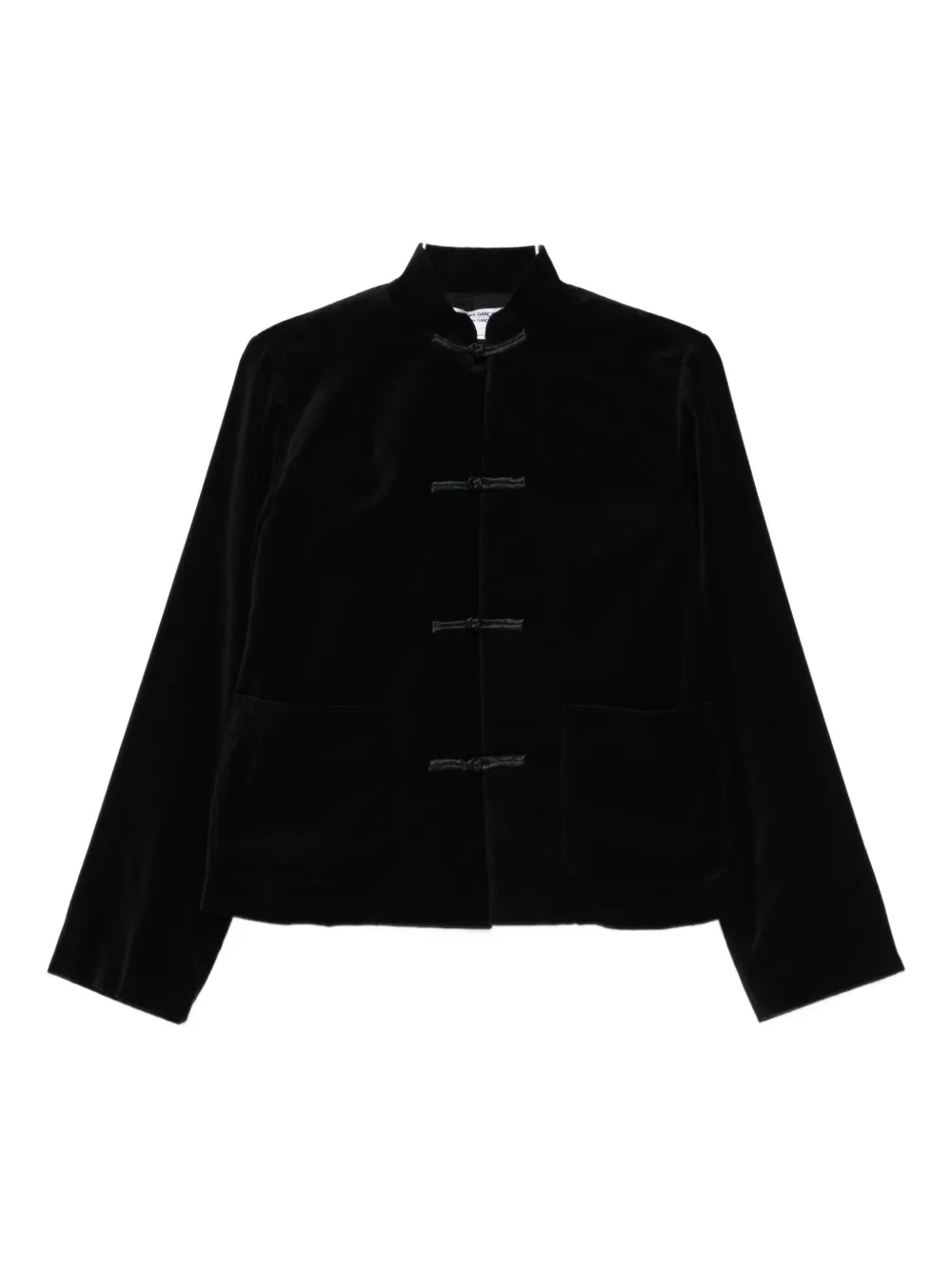 Comme Des Garçons Velvet Jacket In Black