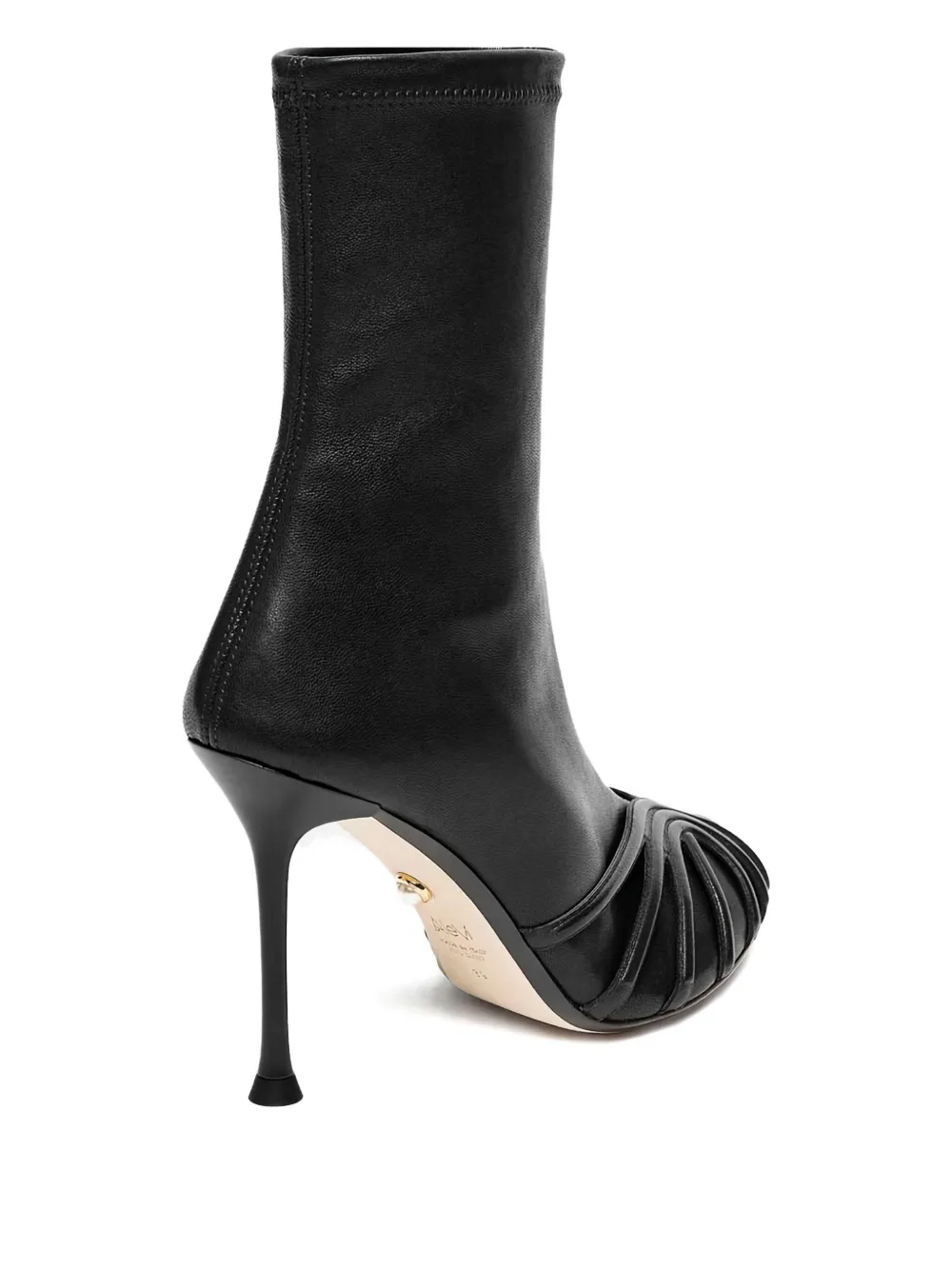 Alevì 95mm pleated boots | Ankle Boots | Image 2
