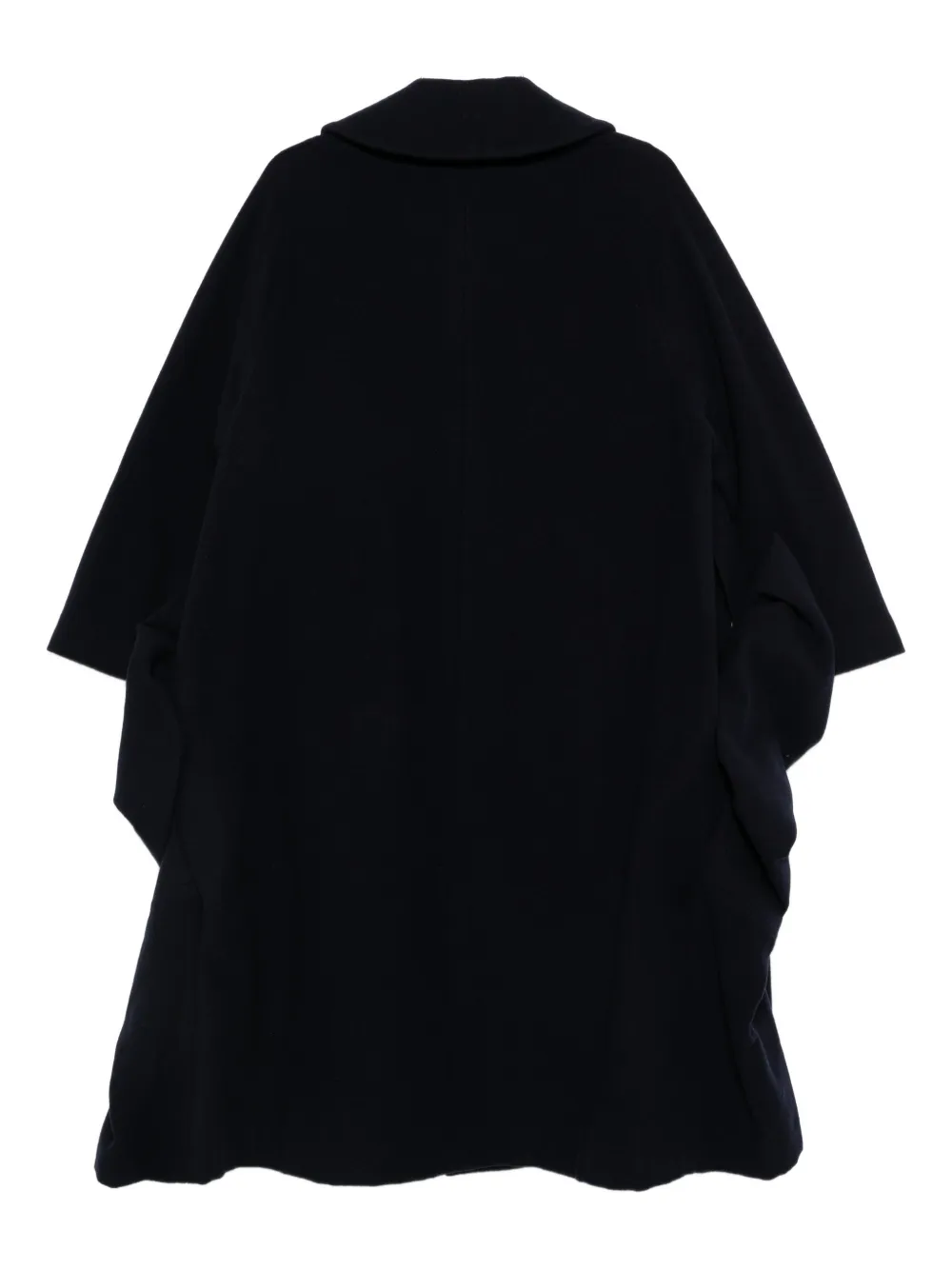 Comme Des Garçons Bow-embellished Coat In Blue